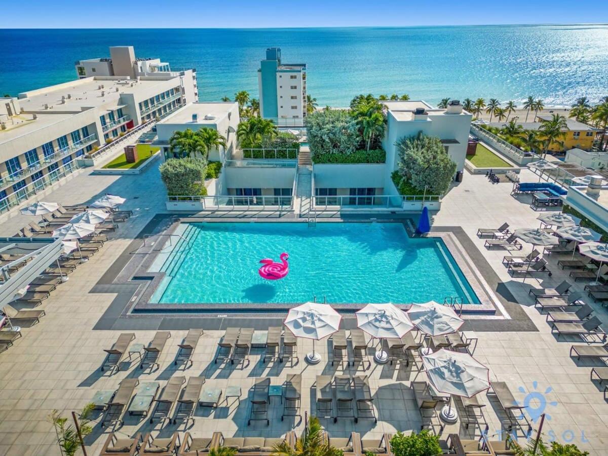 Hollywood Beach Broad - Walk - Gym - Amazing Pool 외부 사진