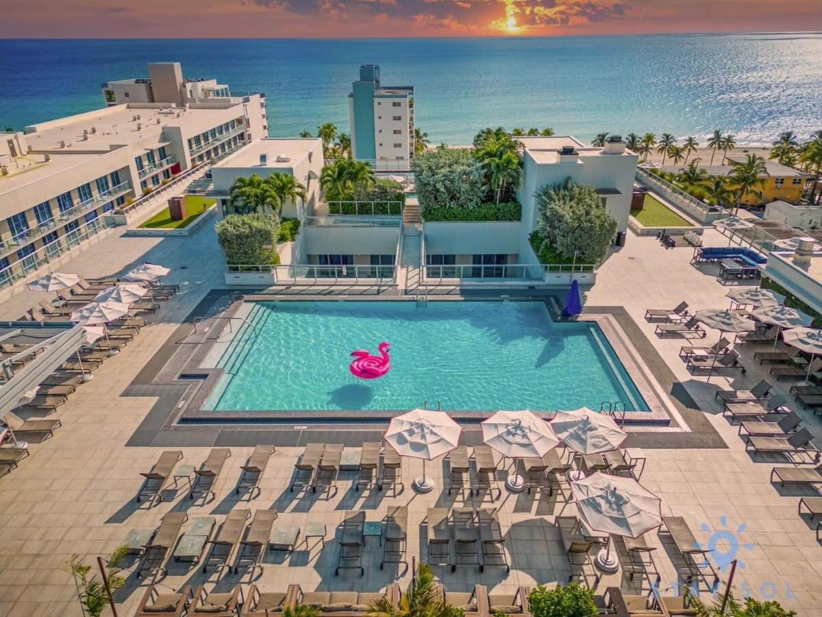 Hollywood Beach Broad - Walk - Gym - Amazing Pool 외부 사진