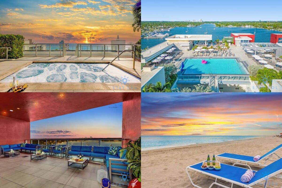 Hollywood Beach Broad - Walk - Gym - Amazing Pool 외부 사진